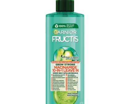 Fructis Grow Strong 10in1 krem bez spłukiwania do włosów 400ml Discount