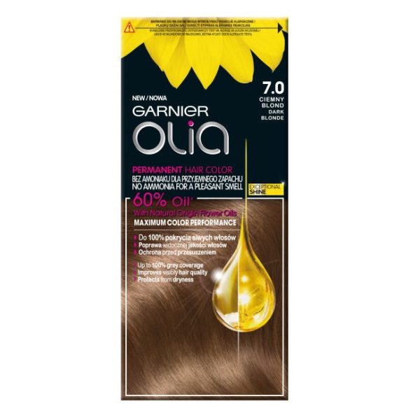 Olia farba do włosów 7.0 Ciemny Blond Fashion