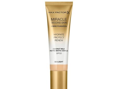 Miracle Second Skin Hybrid Foundation podkład nawilżający z filtrem 03 Light 30ml Cheap