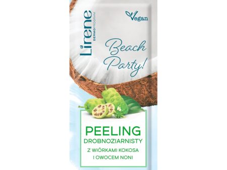 Beach Party! peeling drobnoziarnisty z wiórkami kokosa i owocem noni 7ml Sale