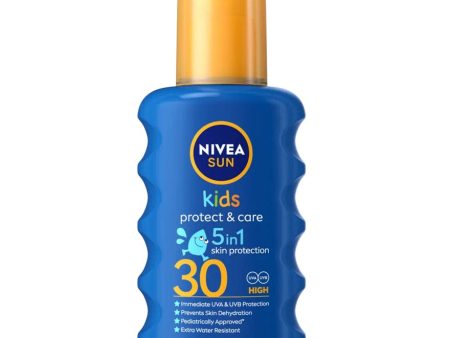 Sun Kids Protect & Care spray ochronny na słońce dla dzieci SPF30 200ml Hot on Sale