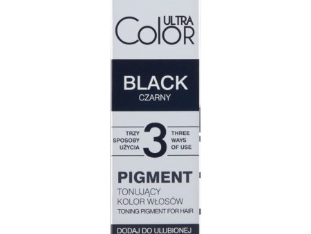 Ultra Color Pigment tonujący kolor włosów Czarny 100ml For Cheap