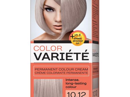 Variete Color Permanent Colour Cream farba trwale koloryzująca 10.12 Srebrzysty Blond 110g For Discount