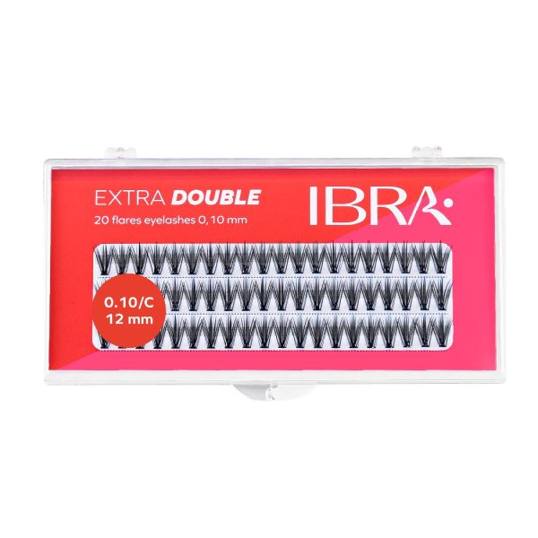 Kępki sztucznych rzęs Extra Double Knot-Free C 0.10-12mm Cheap