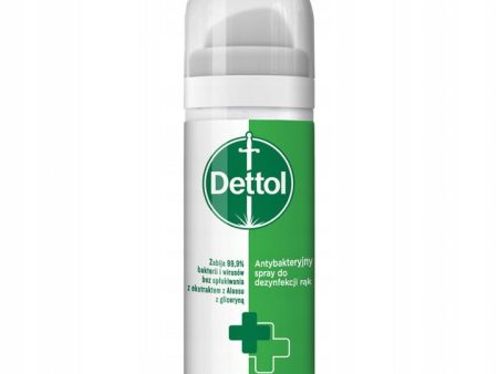 Dettol antybakteryjny spray do dezynfekcji rąk 50ml Fashion