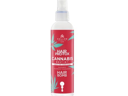 KJMN Hair Pro-Tox Cannabis odżywka do włosów bez spłukiwania z olejkiem z nasion konopi 200ml For Discount