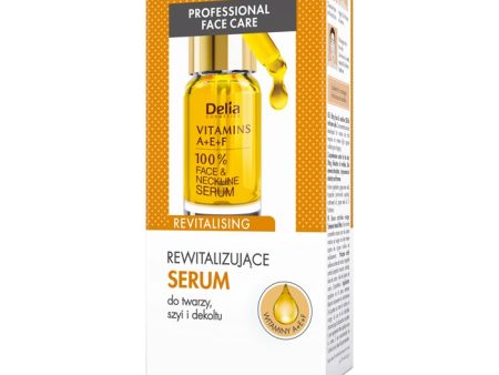 Professional Face Care rewitalizujące serum do twarzy szyi i dekoltu Witaminy A+E+F 10ml Discount