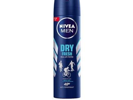 Men Dry Fresh antyperspirant spray 150ml on Sale