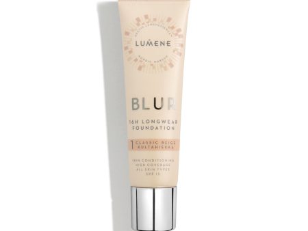 Blur 16h Longwear Foundation SPF15 wygładzający podkład do twarzy 1 Classic Beige 30ml Fashion