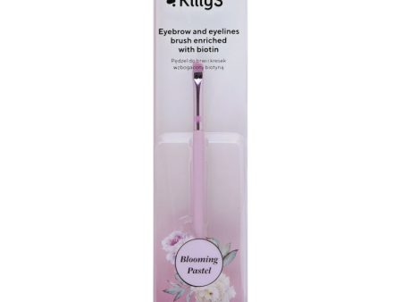 Blooming Pastel Eyebrow And Eyelines Brush pędzel do brwi i kresek wzbogacony biotyną 06 Online Hot Sale