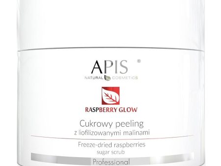 Raspberry Glow cukrowy peeling z liofilizowanymi malinami 220g Cheap