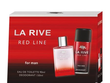 Red Line For Man zestaw woda toaletowa spray 90ml + dezodorant spray 150ml Supply