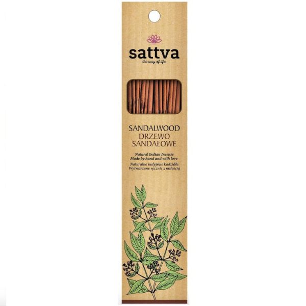 Natural Indian Incense naturalne indyjskie kadzidełko Drzewo Sandałowe 15szt For Sale