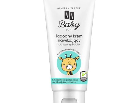 Baby Soft łagodny krem nawilżający do twarzy i ciała 75ml Online