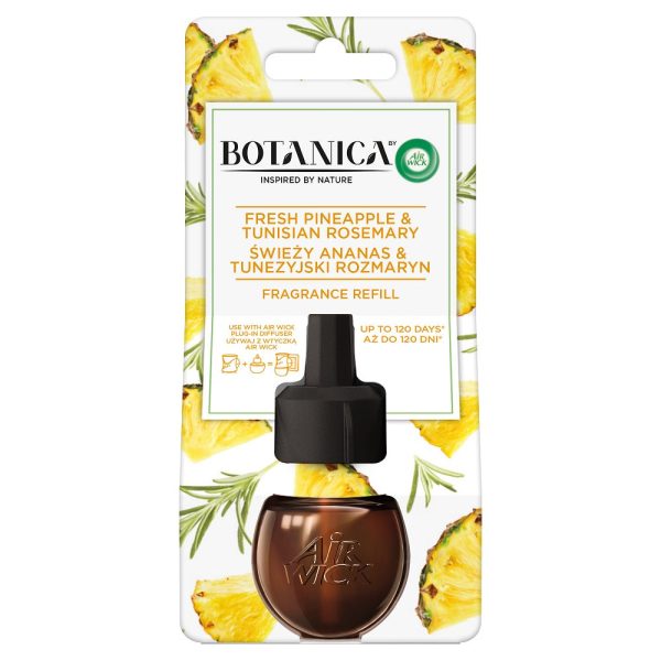 Botanica wkład do elektrycznego odświeżacza Świeży Ananas & Tunezyjski Rozmaryn 19ml Supply