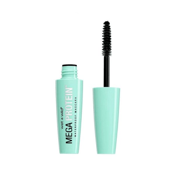 Mega Protein Waterproof Mascara wodoodporny tusz do rzęs Very Black 6ml Online Sale