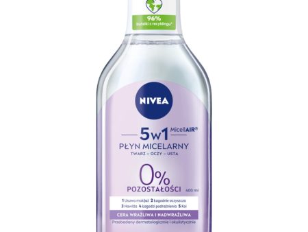 MicellAir Skin Breathe pielęgnujący płyn micelarny do cery wrażliwej i nadwrażliwej 400ml Hot on Sale