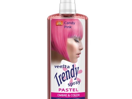 Trendy Spray Pastel koloryzujący spray do włosów 30 Candy Pink 200ml Fashion