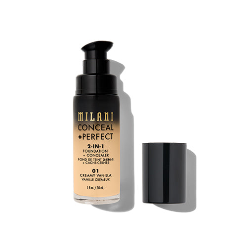 Conceal + Perfect 2-in-1 Foundation + Concealer kryjący podkład do twarzy 01 Creamy Vanilla 30ml Supply