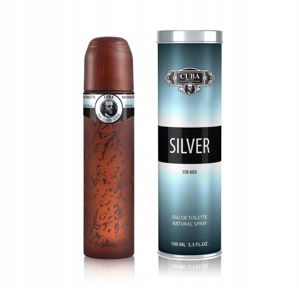 Cuba Silver For Men woda toaletowa spray 100ml Online Hot Sale