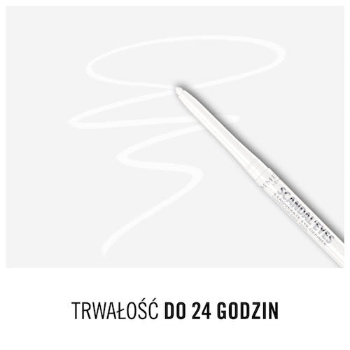 Scandal’eyes Exaggerate wodoodporna miękka kredka do oczu 005 Snow White 0.35g Supply