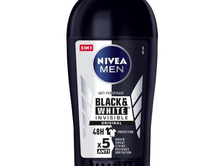 Men Black&White Invisible Original antyperspirant w sztyfcie 40ml Supply