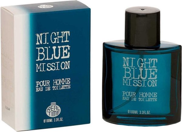 Night Blue Mission Pour Homme woda toaletowa spray 100ml Hot on Sale