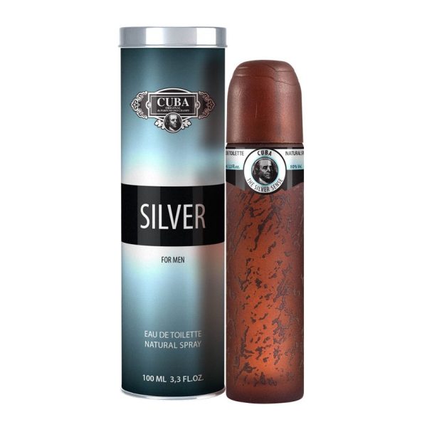 Cuba Silver For Men woda toaletowa spray 100ml Online Hot Sale