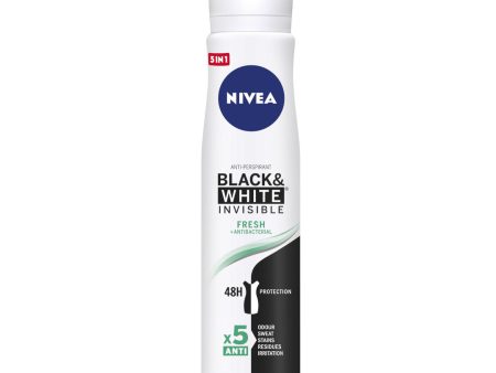 Black&White Invisible Fresh antyperspirant spray 250ml Online