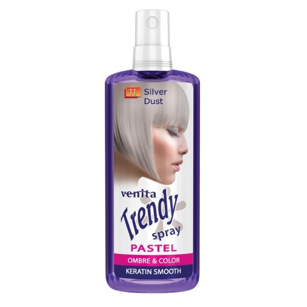 Trendy Spray Pastel koloryzujący spray do włosów 11 Silver Dust 200ml For Sale