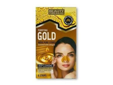 Gold Nose Pore Strips złote oczyszczające paski na nos 6szt. Fashion