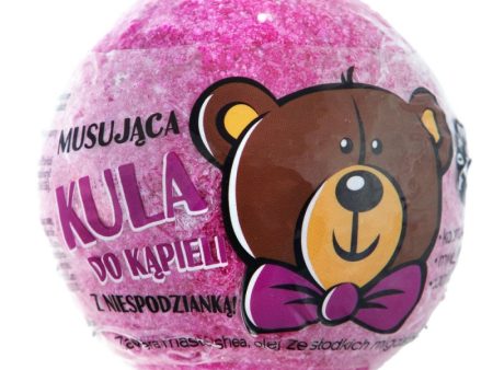 Kula musująca do kąpieli z niespodzianką Różowa 120g For Cheap