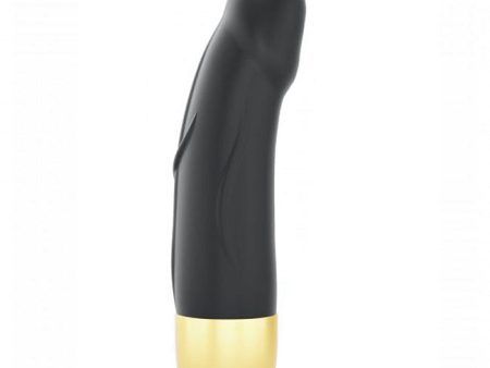 Real Vibration S 2.0 wibrujące dildo w rozmiarze S Black & Gold For Cheap