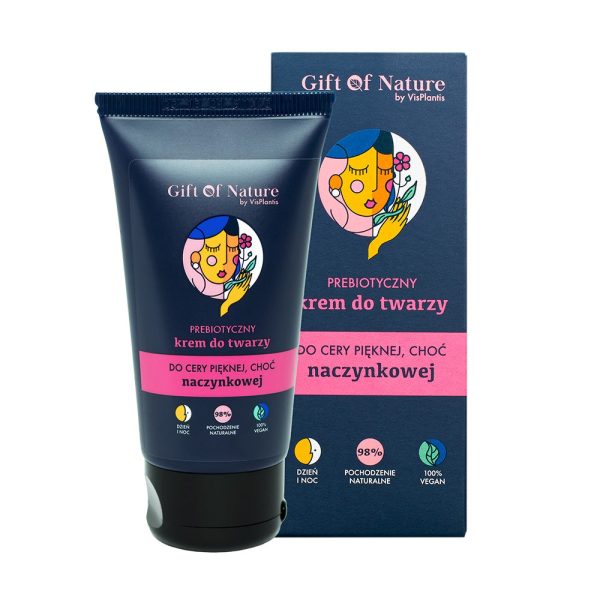 Prebiotyczny krem do twarzy do cery naczynkowej 50ml Online Sale