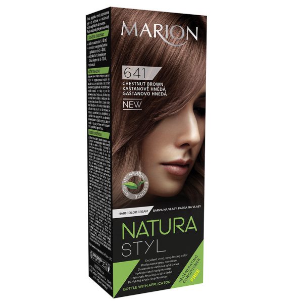 Natura Styl farba do włosów 641 Kasztanowy Brąz 80ml + odżywka 10ml Sale